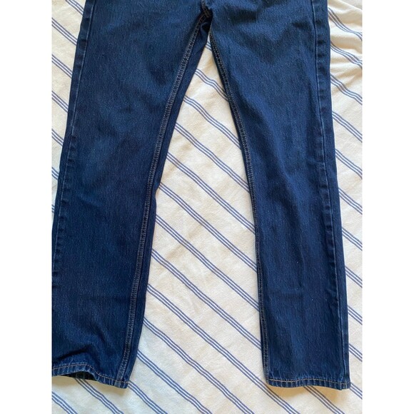 Jeans Levi’s 100 cotton 30 32 men’s dark 505 straight leg - Picture 5 of 9